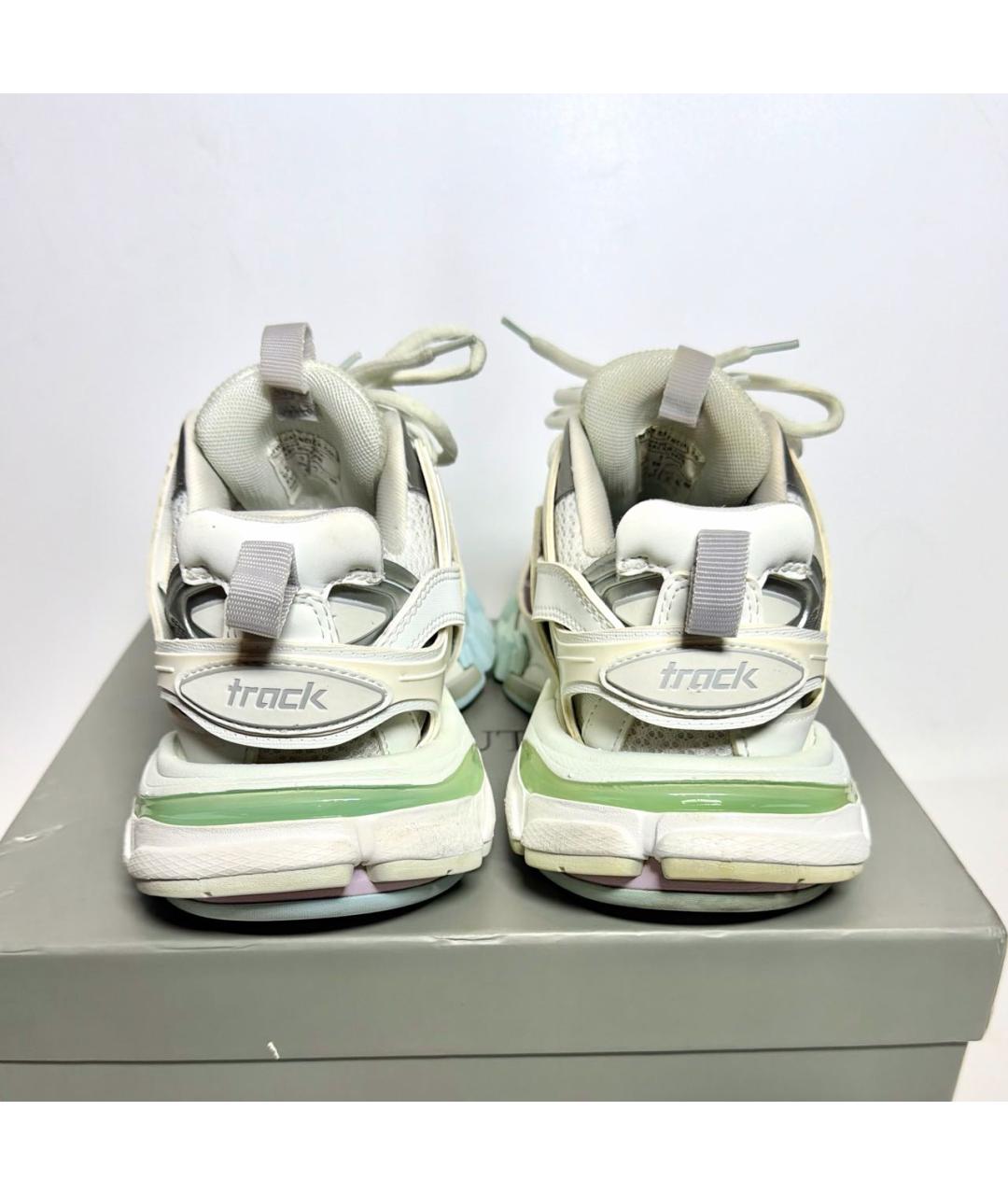 BALENCIAGA Белые текстильные кроссовки, фото 4