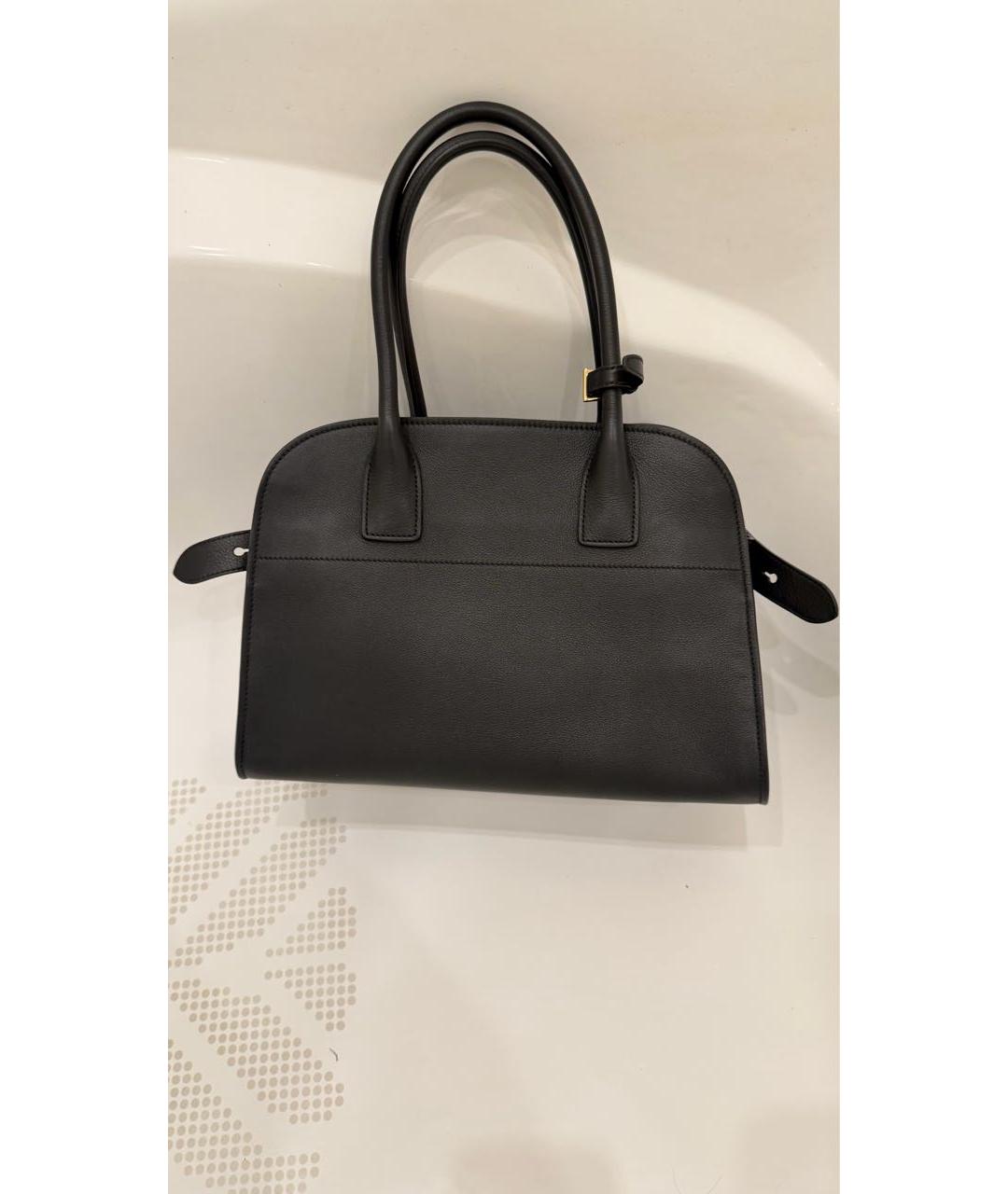 PRADA Черная кожаная сумка тоут, фото 2