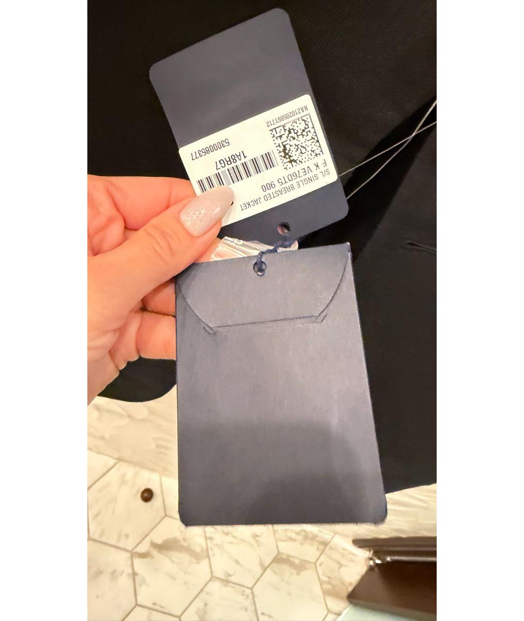 LOUIS VUITTON Черный льняной жакет/пиджак, фото 5