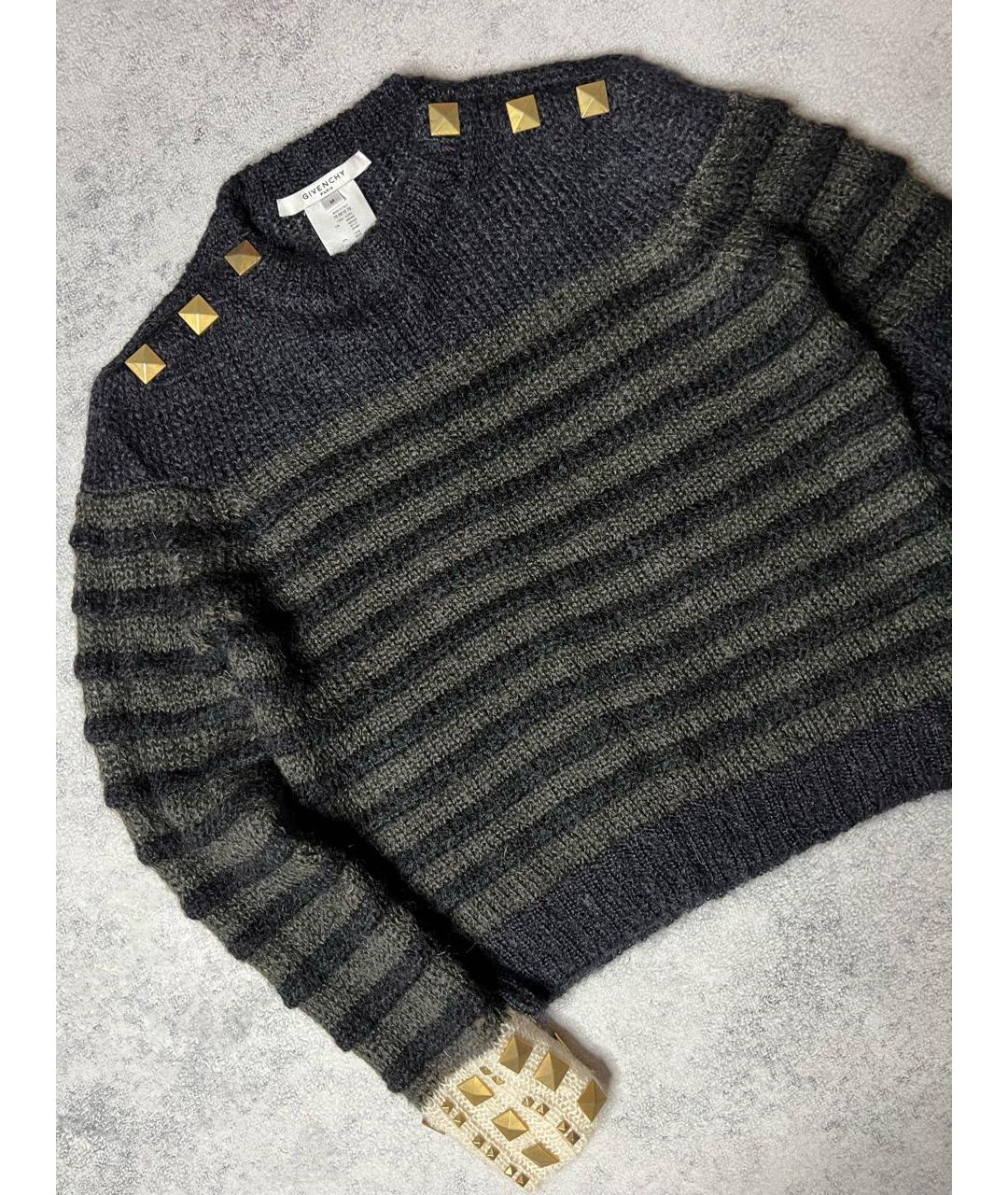 GIVENCHY Серый шерстяной джемпер / свитер, фото 2