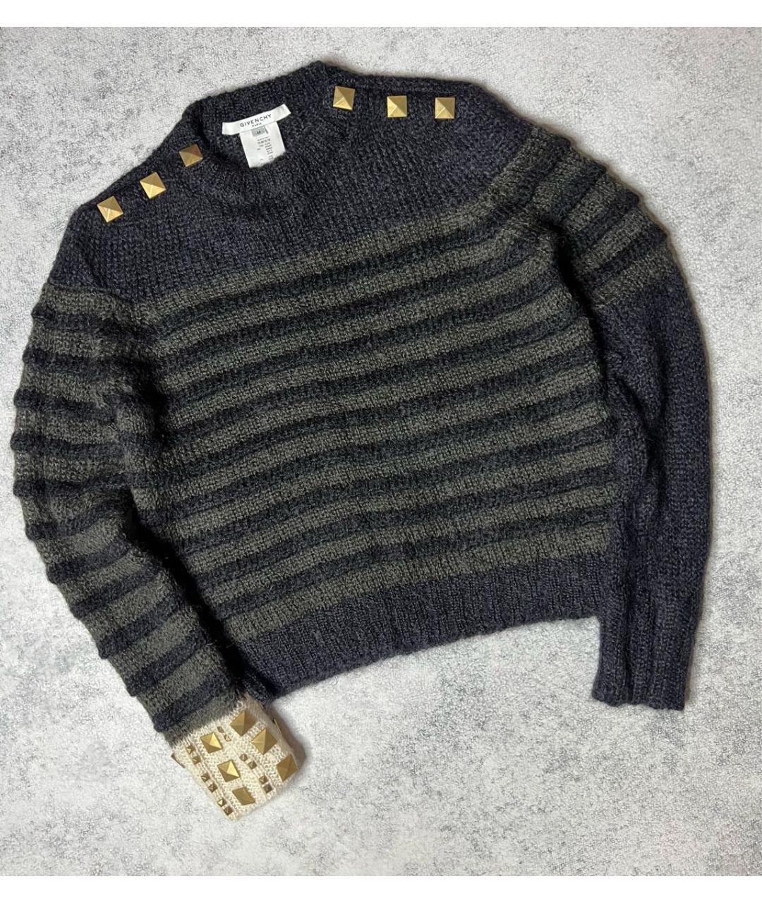 GIVENCHY Серый шерстяной джемпер / свитер, фото 7