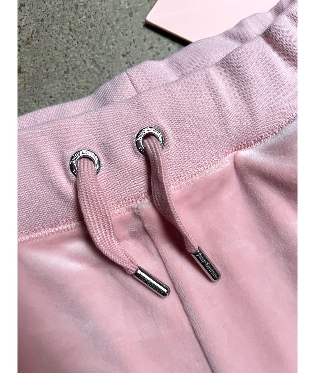 JUICY COUTURE Коралловый велюровый спортивные костюмы, фото 8