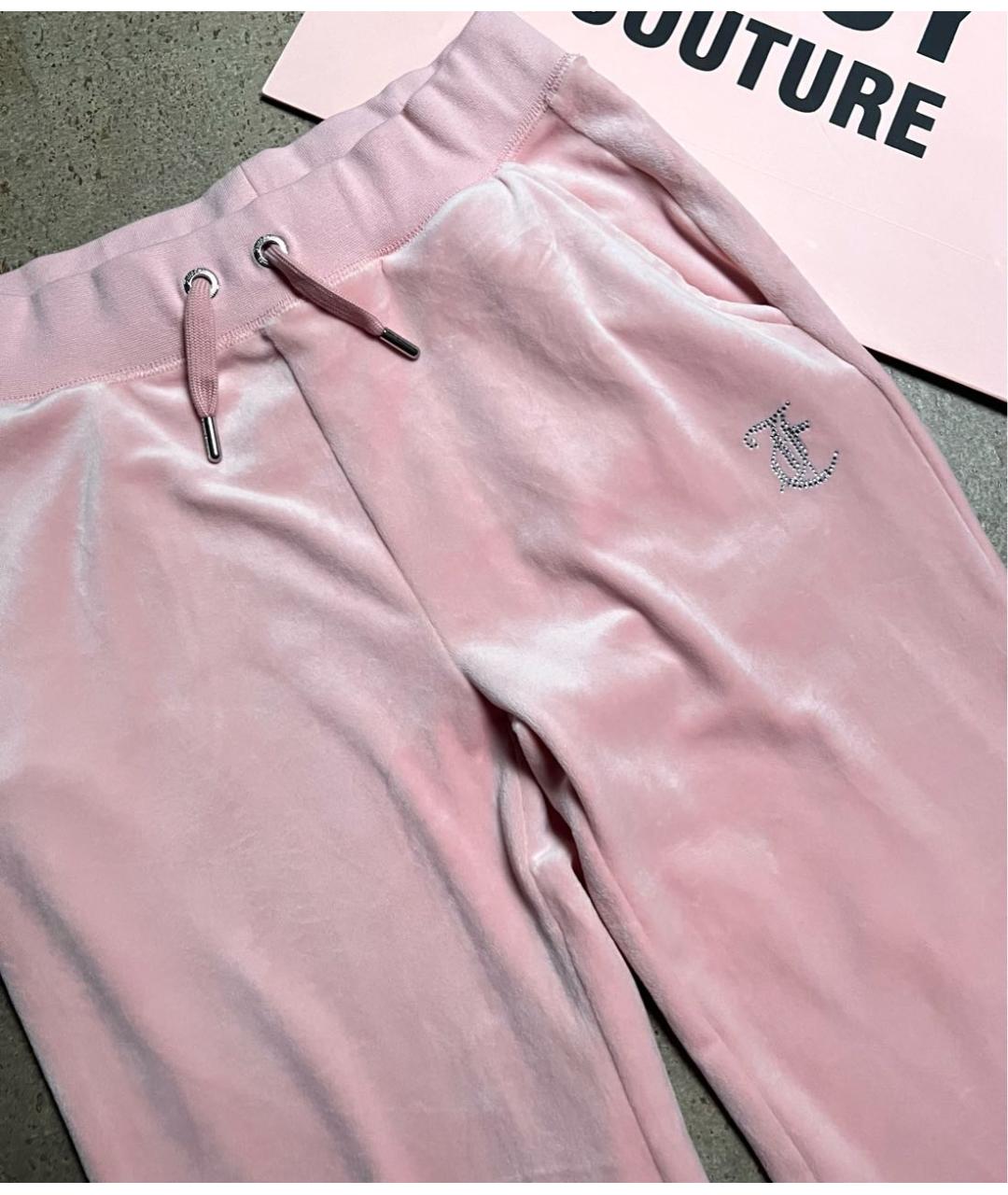 JUICY COUTURE Коралловый велюровый спортивные костюмы, фото 6