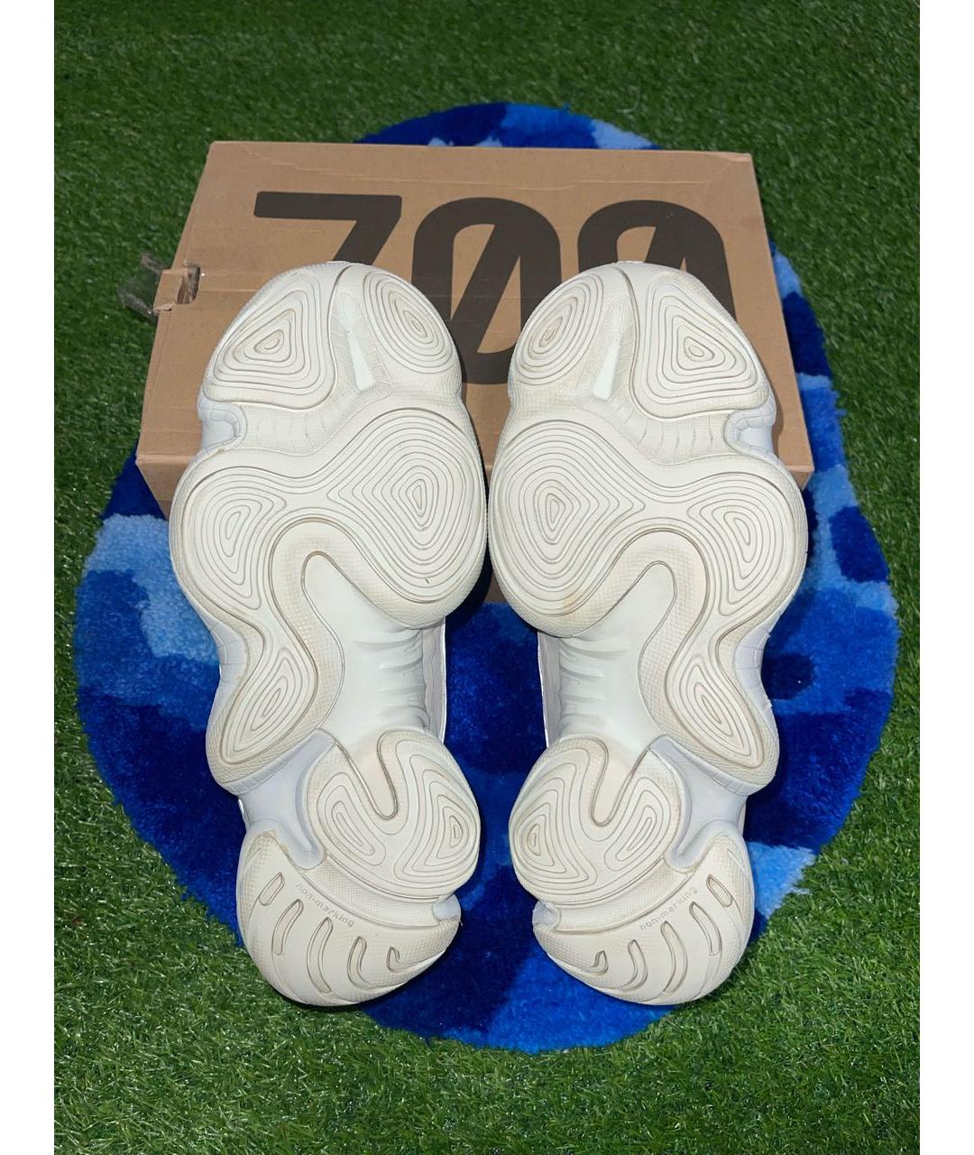 ADIDAS YEEZY Серые текстильные низкие кроссовки / кеды, фото 6