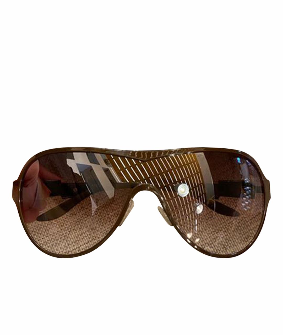 MAX&CO Коричневые пластиковые солнцезащитные очки, фото 1