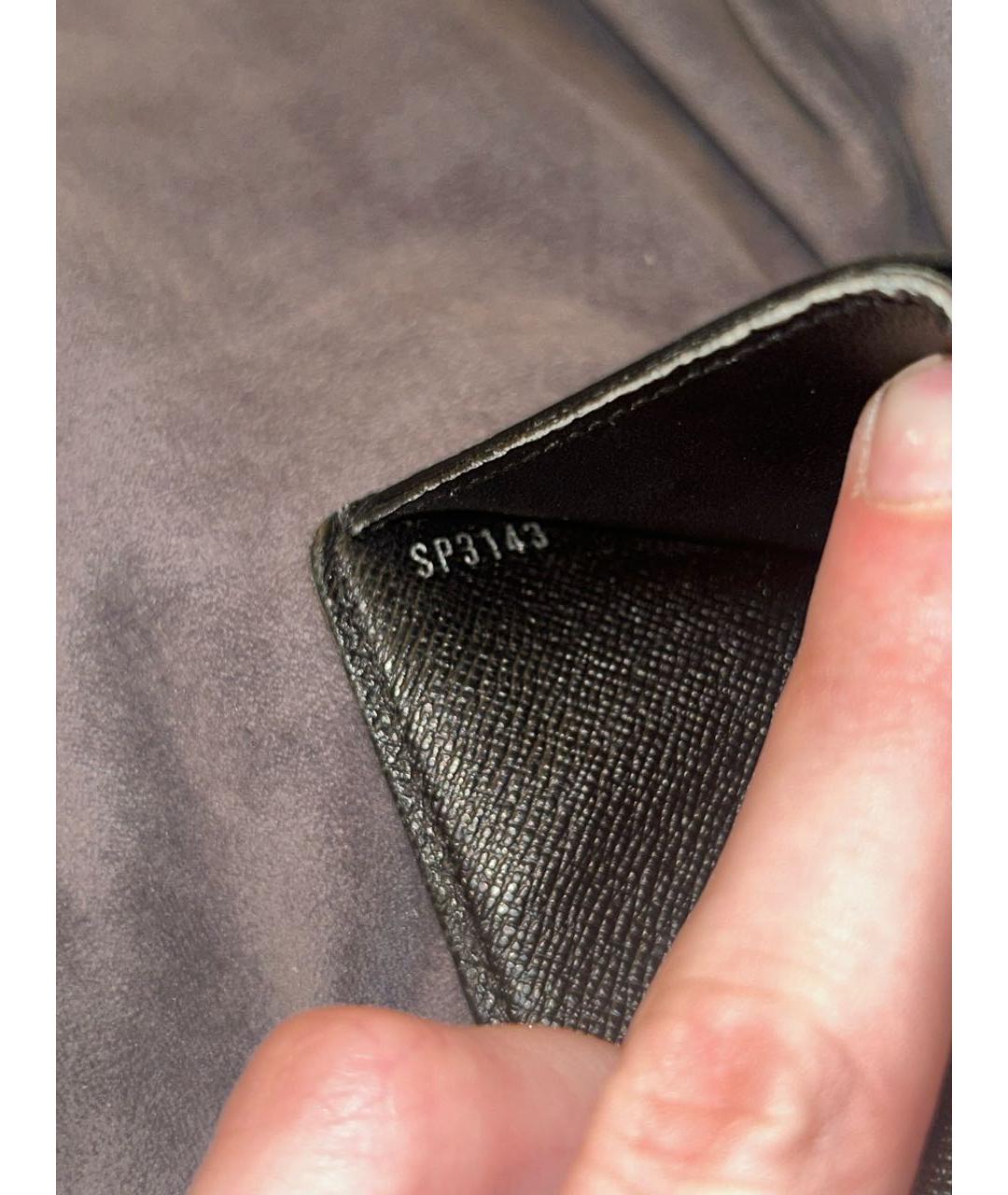 LOUIS VUITTON Черный кошелек, фото 6
