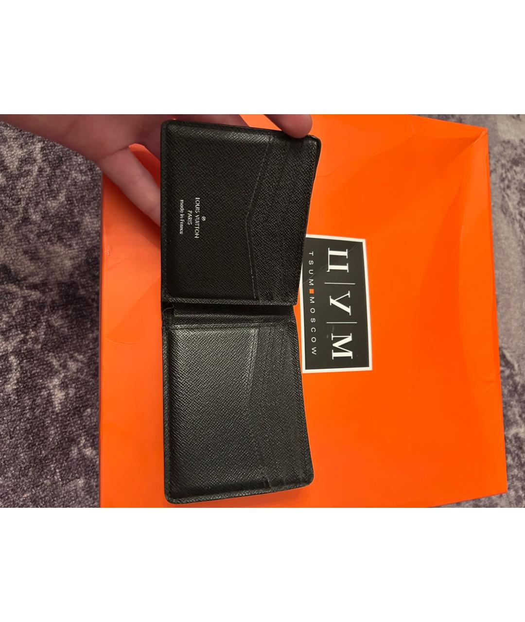LOUIS VUITTON Черный кошелек, фото 3