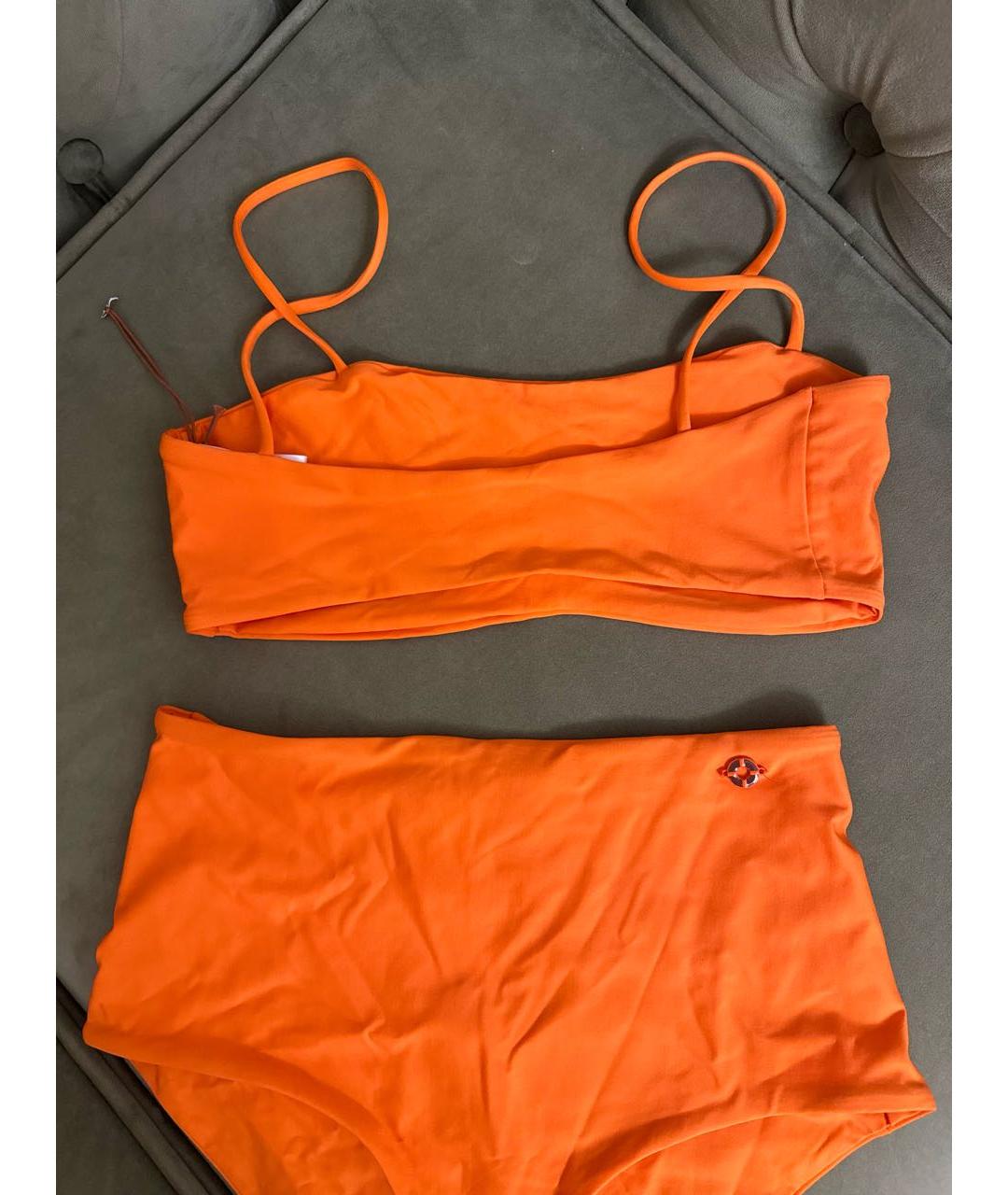 LORO PIANA Оранжевый полиамидовый купальник, фото 3