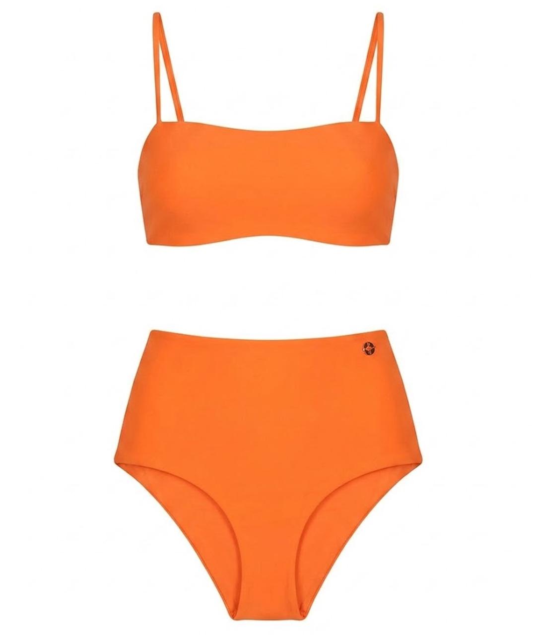 LORO PIANA Оранжевый полиамидовый купальник, фото 1