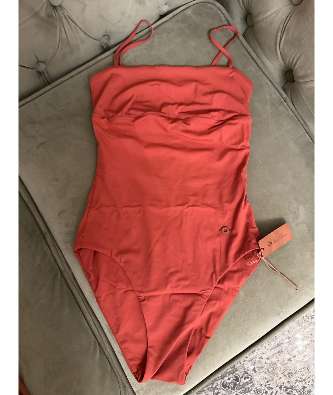 LORO PIANA Коралловый полиамидовый купальник, фото 5