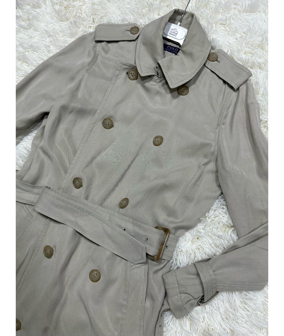 POLO RALPH LAUREN Бежевый тренч/плащ, фото 3