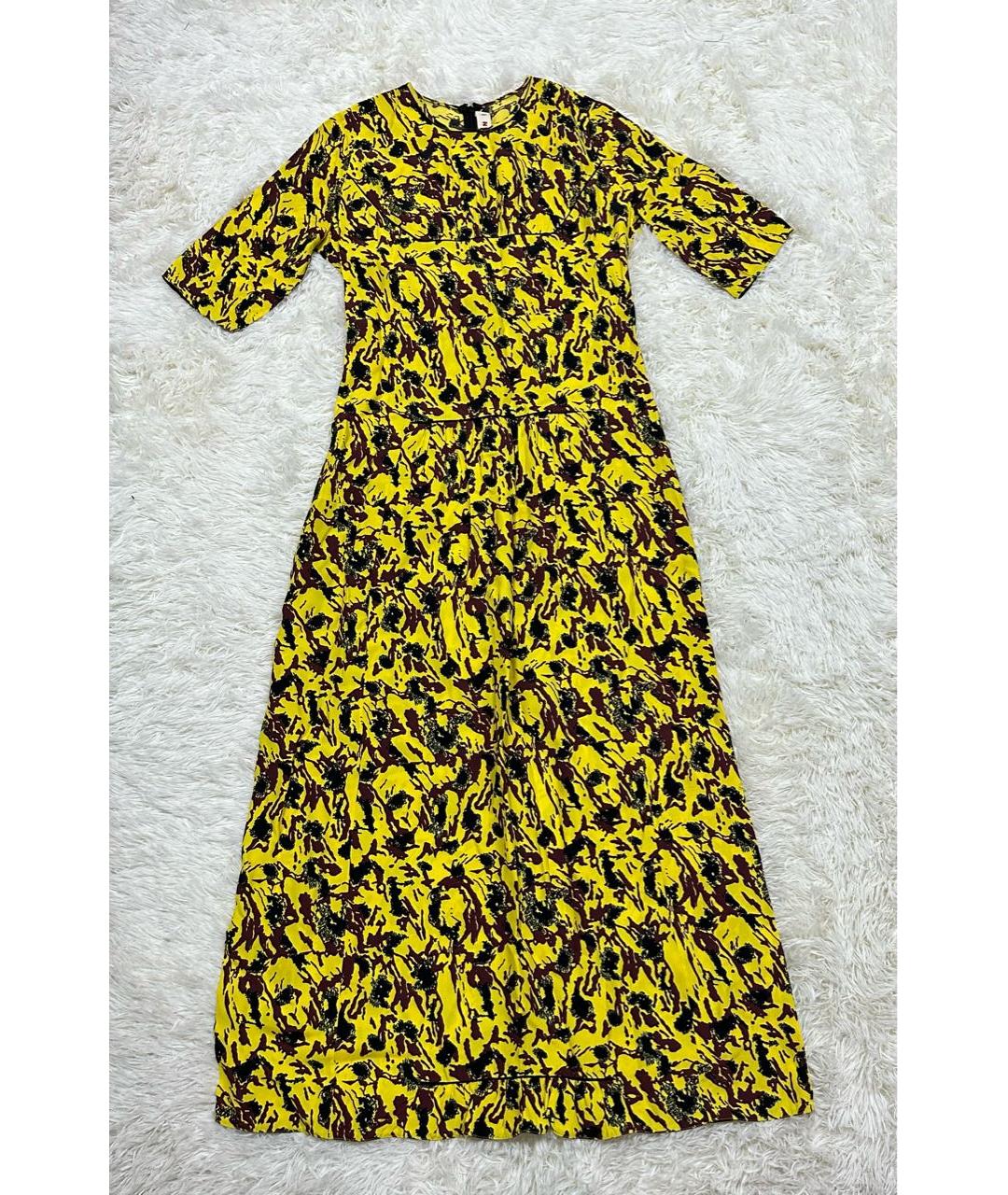 MARNI Желтое повседневное платье, фото 6