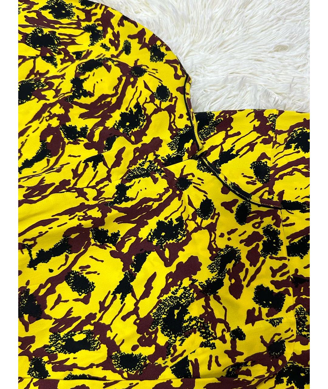 MARNI Желтое повседневное платье, фото 4