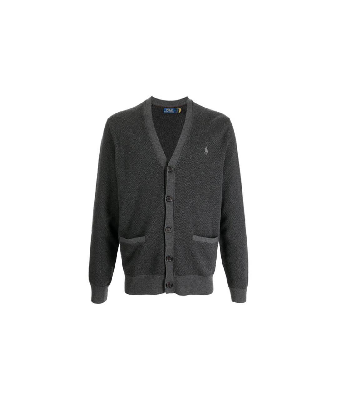 POLO RALPH LAUREN Серый кардиган, фото 5