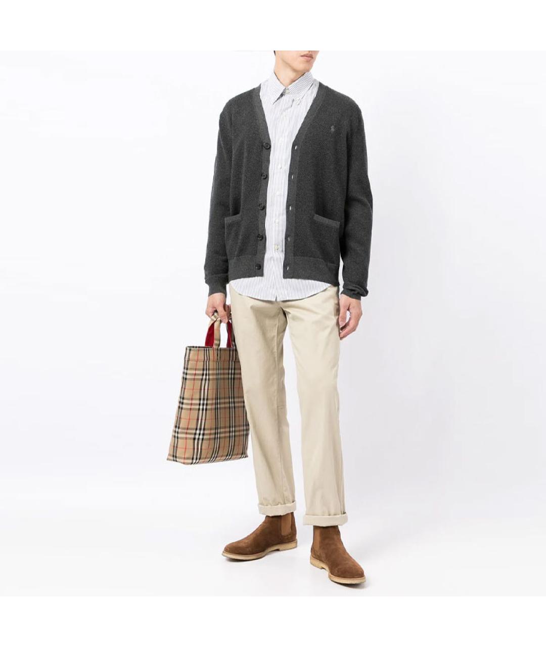 POLO RALPH LAUREN Серый кардиган, фото 2