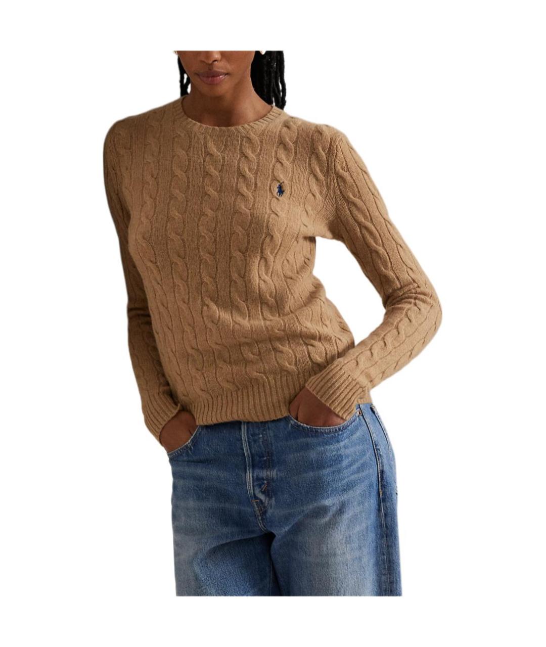 POLO RALPH LAUREN Бежевый джемпер / свитер, фото 3