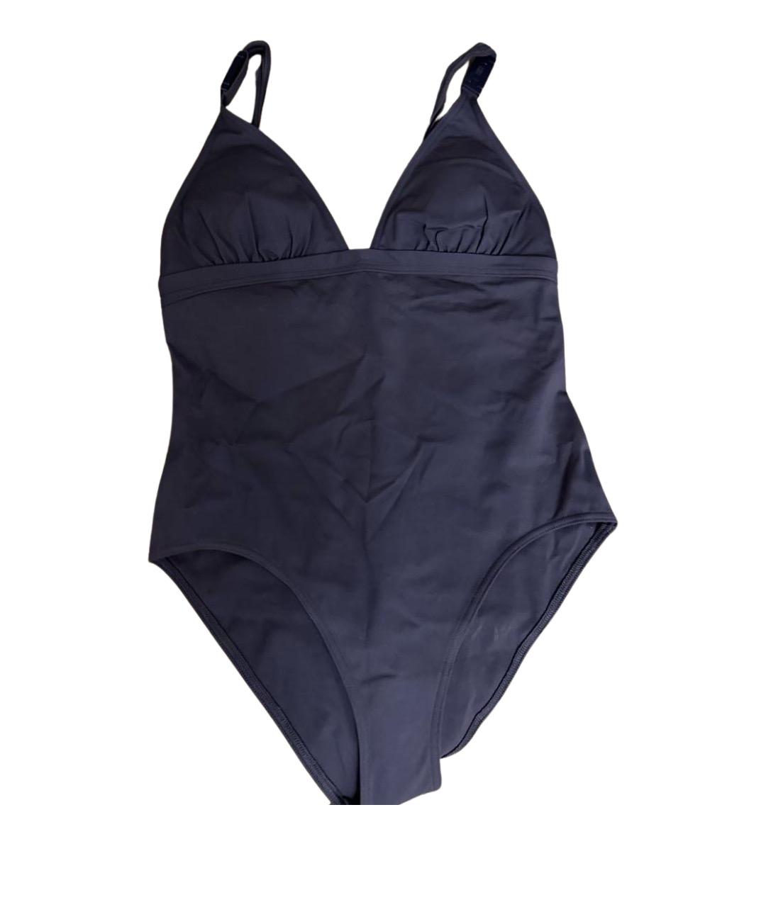 HERMES Темно-синий полиамидовый купальник, фото 1