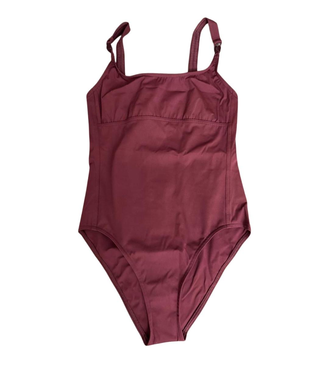 HERMES Бордовый полиамидовый купальник, фото 1