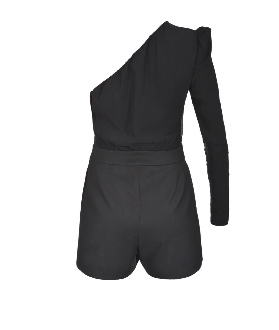 PINKO Черный шелковый комбинезон, фото 2