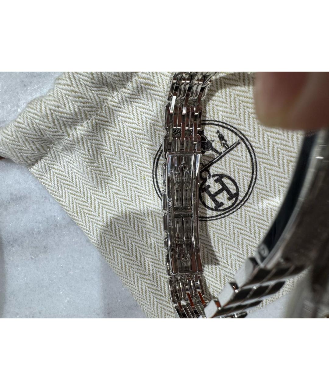 HERMES Серебряные металлические часы, фото 3