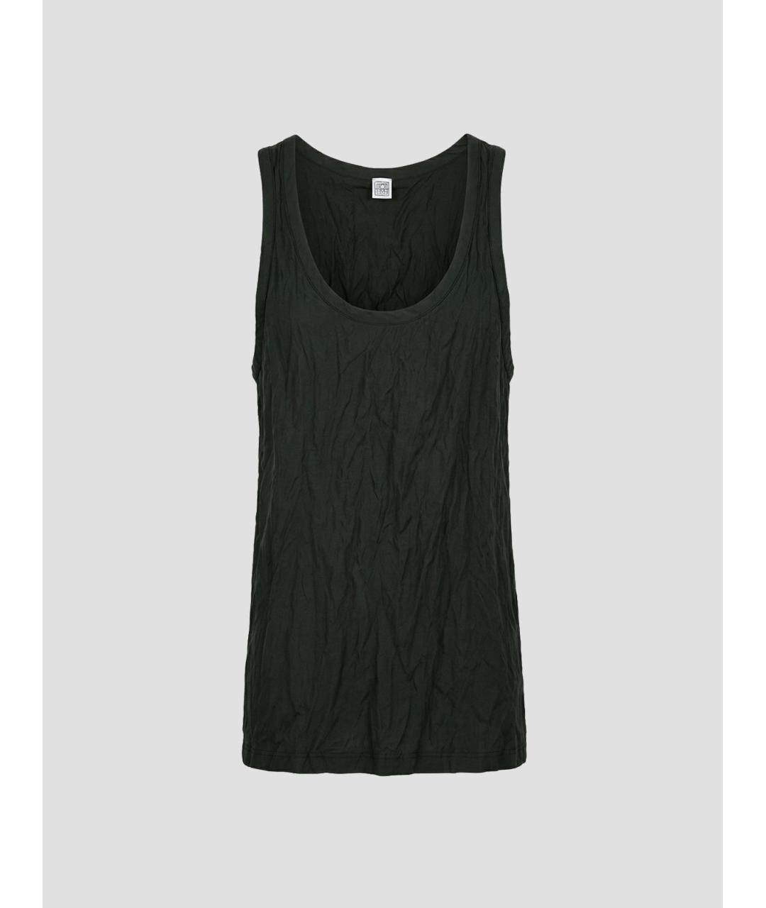 TOTEME Зеленая майка, фото 4