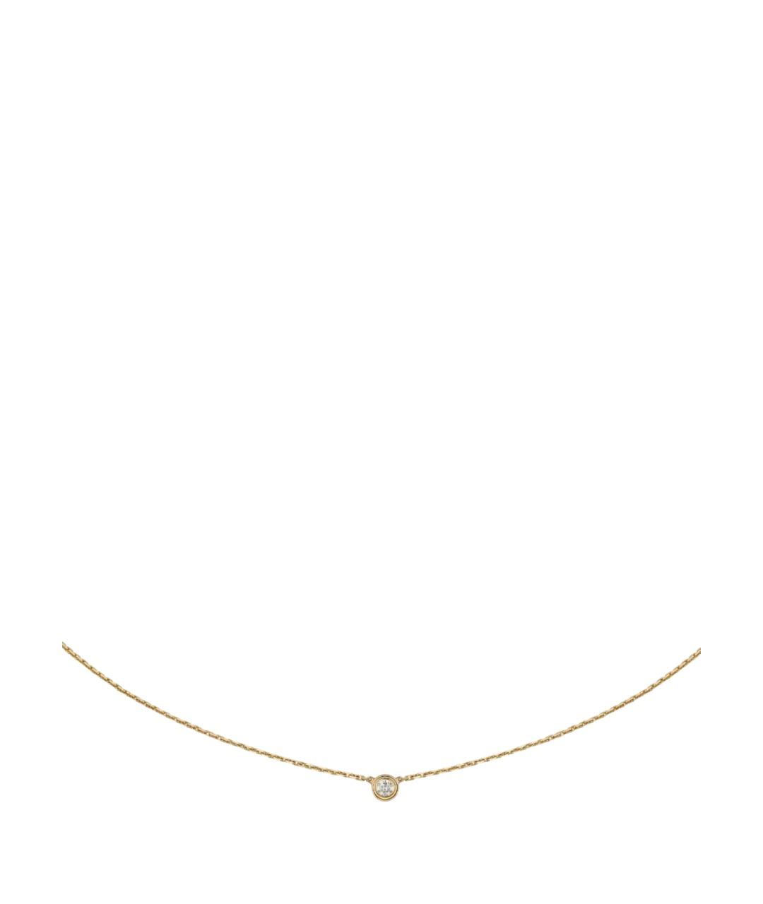 CARTIER Золотое колье из желтого золота, фото 1