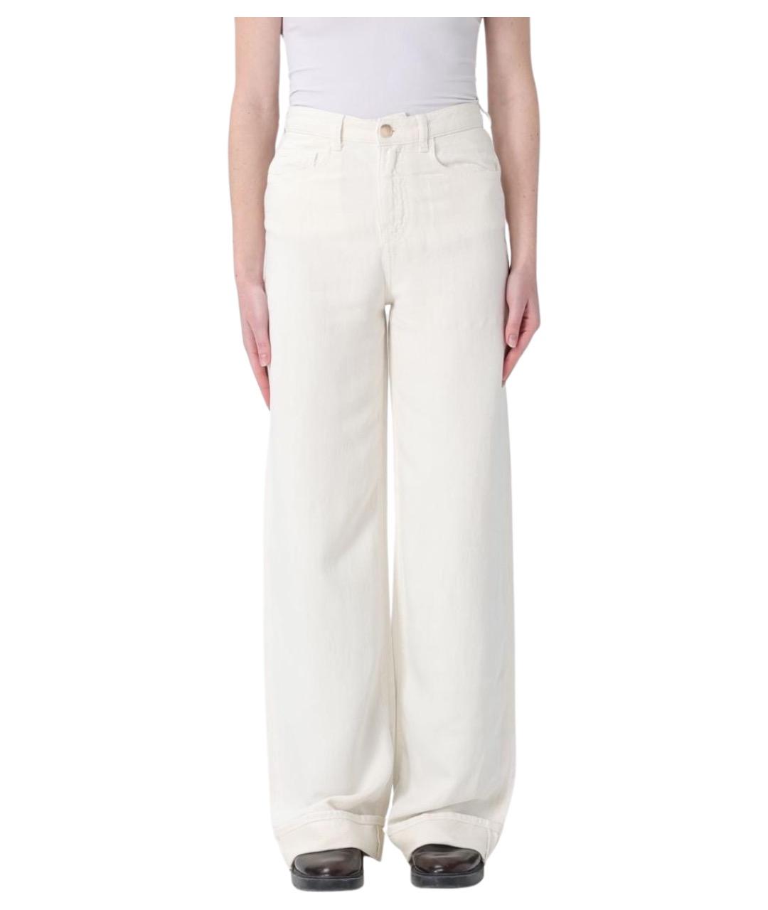 EMPORIO ARMANI Льняные прямые брюки, фото 1