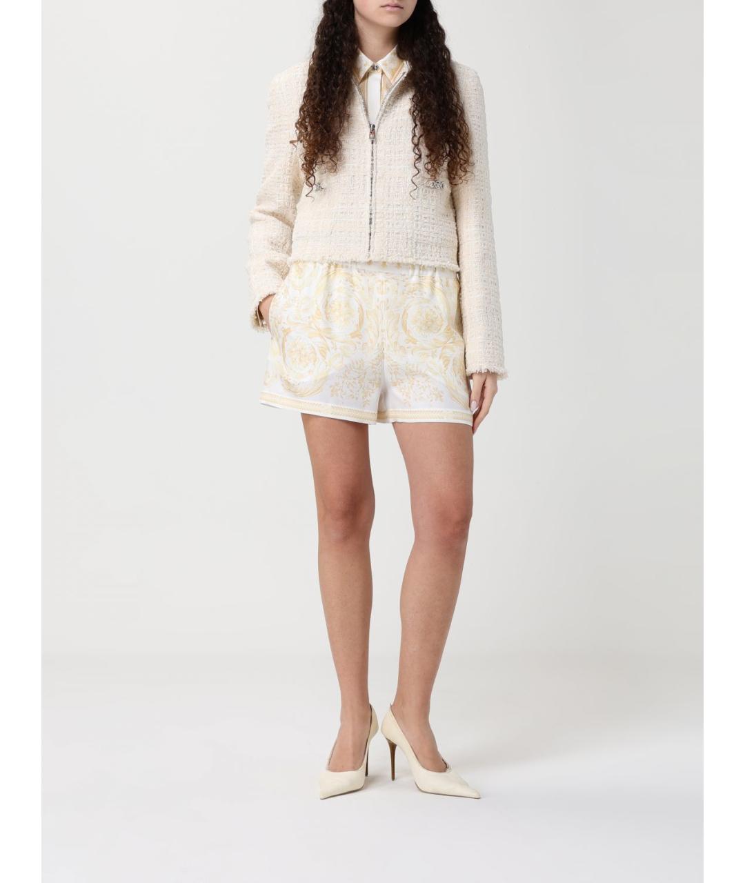 VERSACE Золотая шелковая рубашка, фото 2