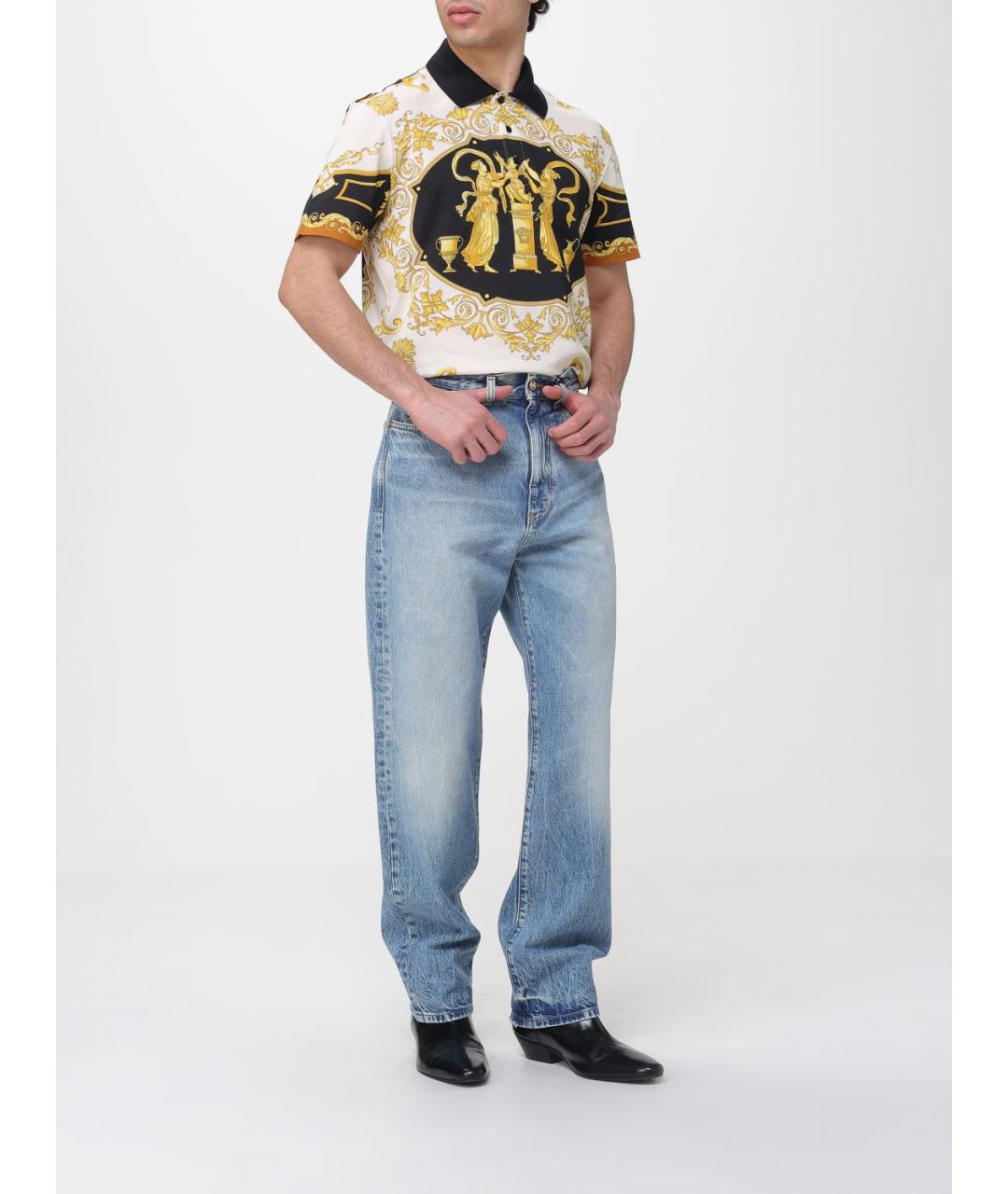 VERSACE Прямые джинсы, фото 2