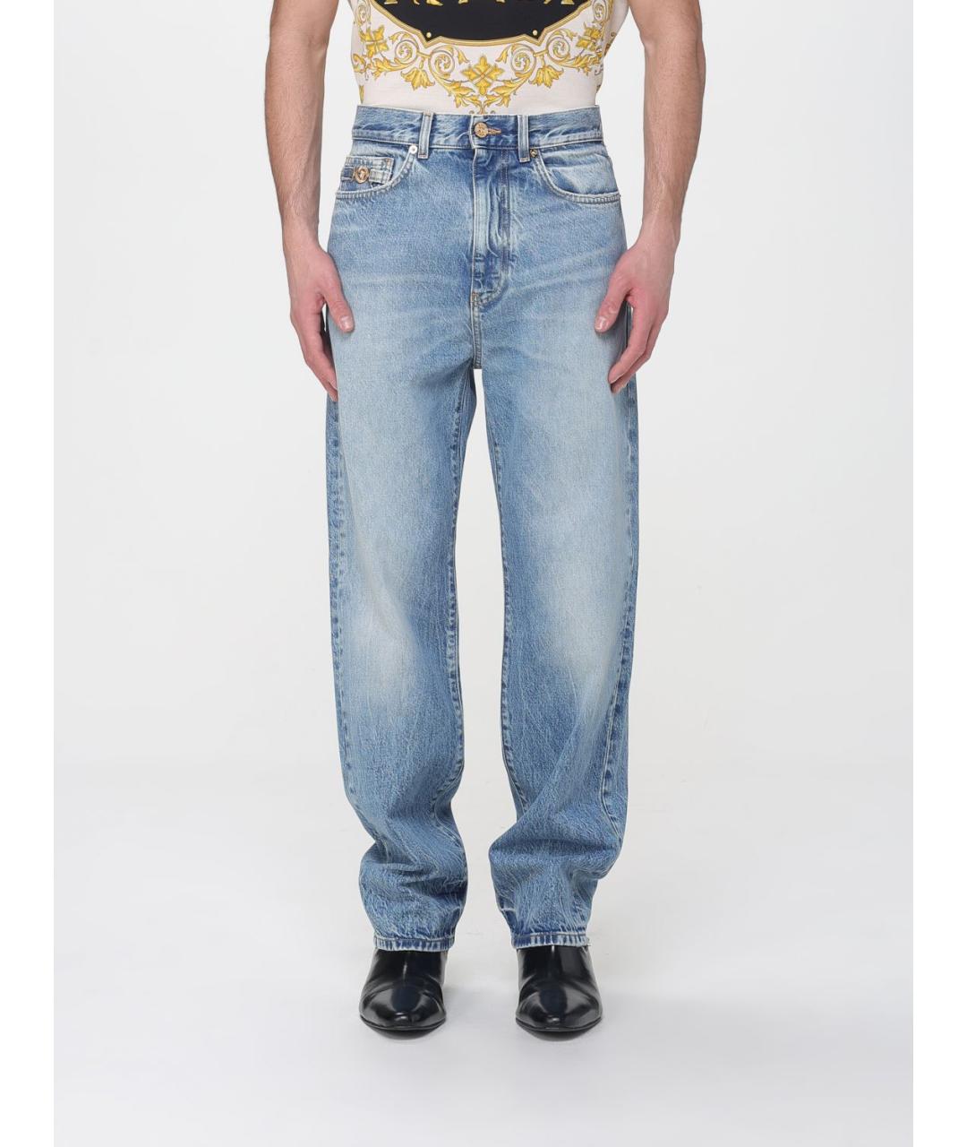 VERSACE Прямые джинсы, фото 6