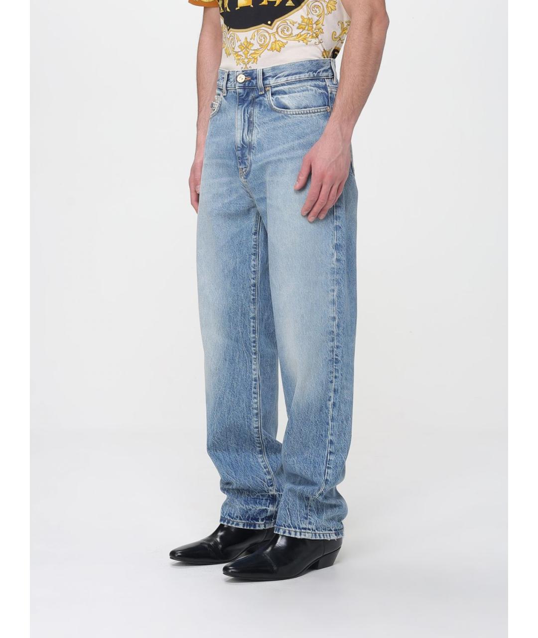 VERSACE Прямые джинсы, фото 4