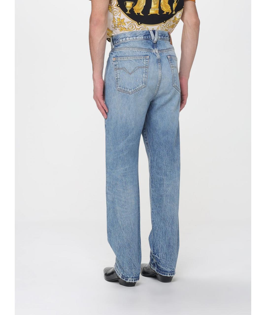 VERSACE Прямые джинсы, фото 3