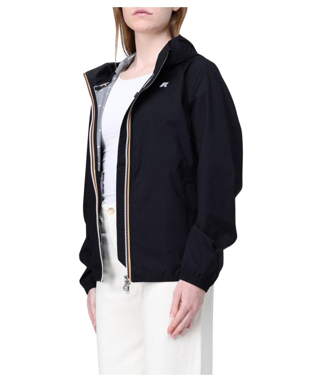 K-WAY Черная полиэстеровая куртка, фото 3