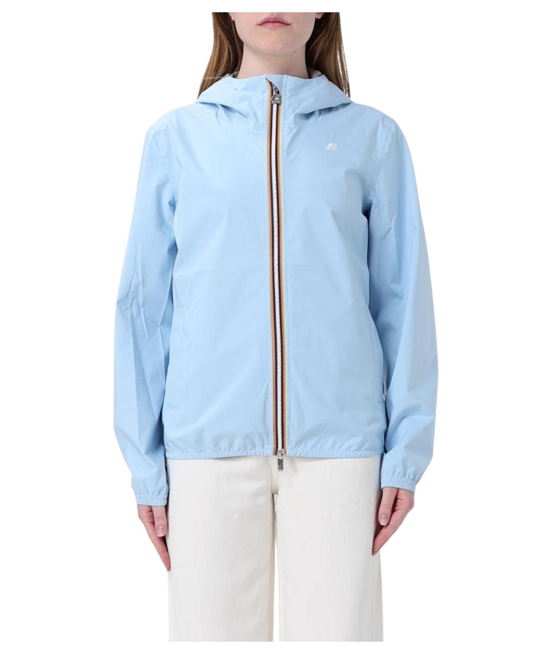 K-WAY Голубая полиэстеровая куртка, фото 1