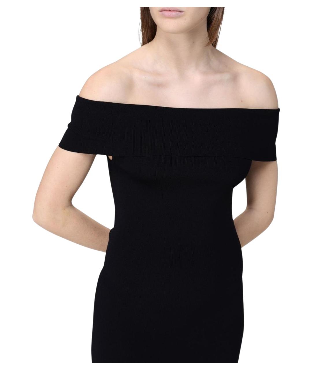 MICHAEL KORS Черное вискозное платье, фото 3