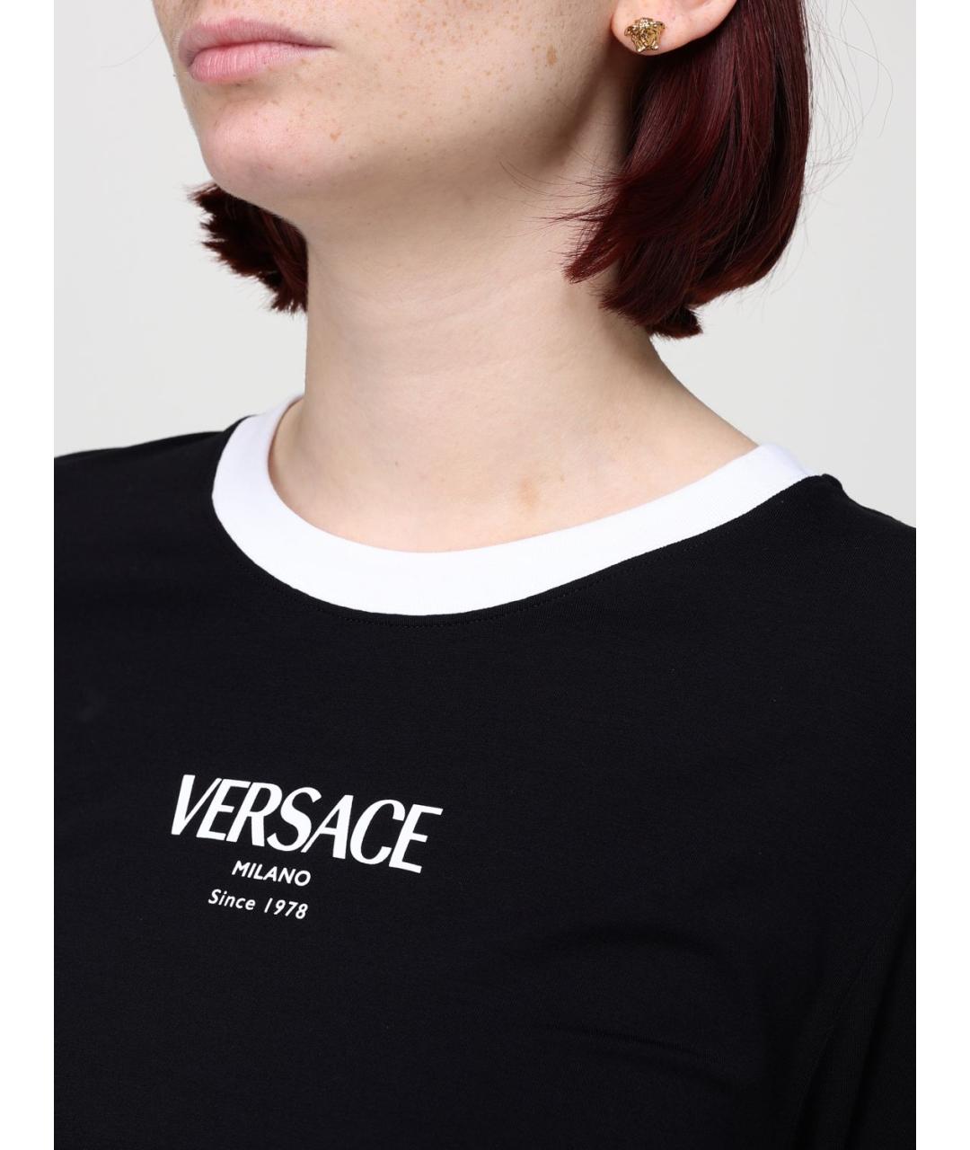 VERSACE Золотые металлические серьги, фото 2