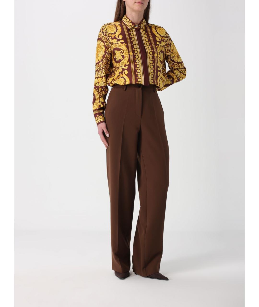 VERSACE Мульти шелковая рубашка, фото 2