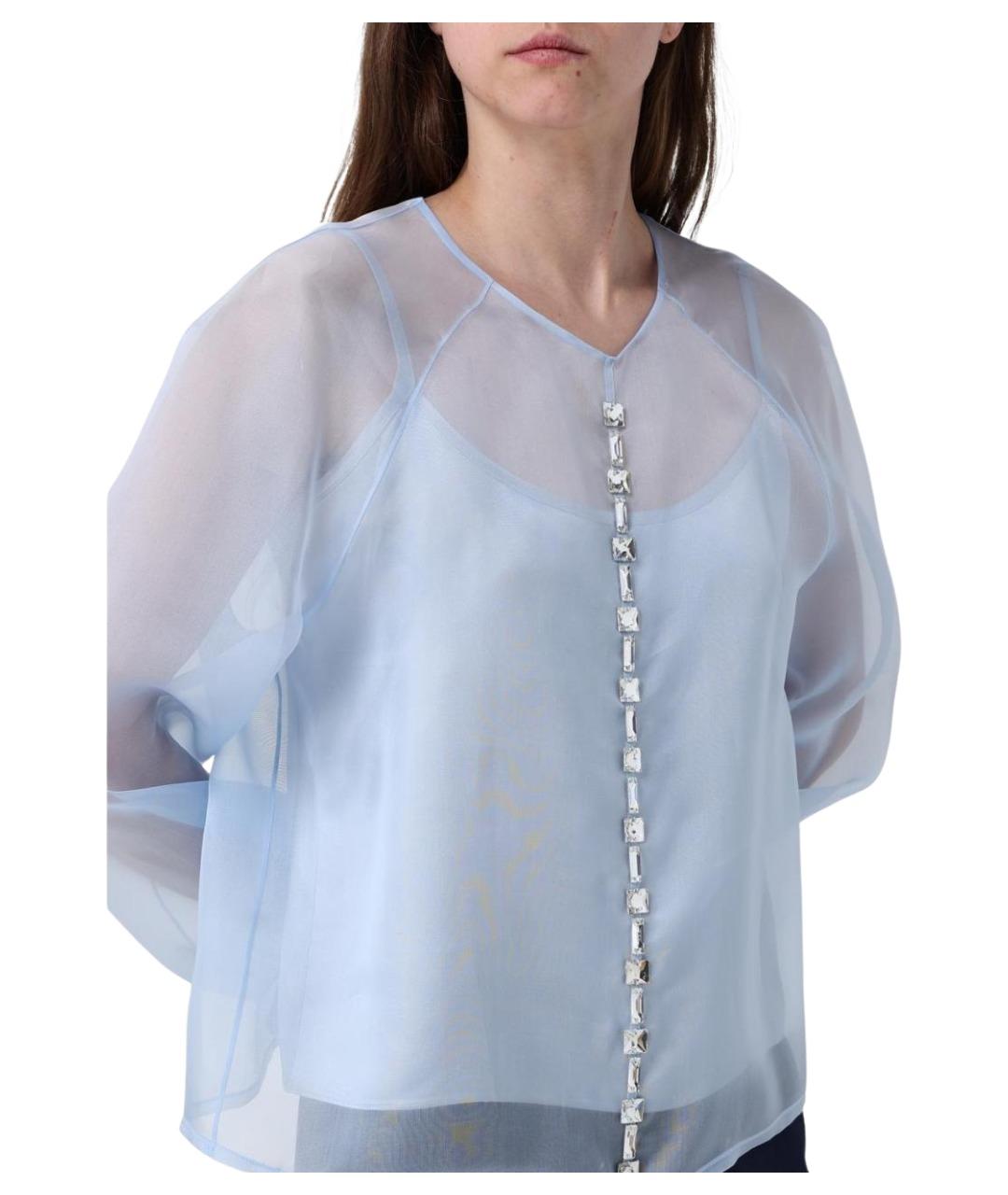 FABIANA FILIPPI Голубая блузы, фото 3