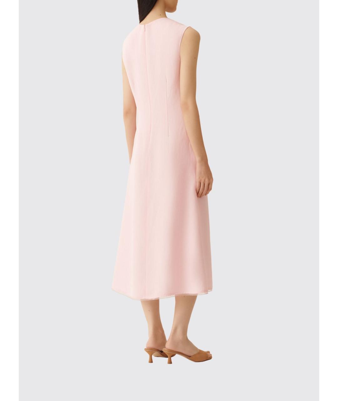 FABIANA FILIPPI Розовое вискозное повседневное платье, фото 2