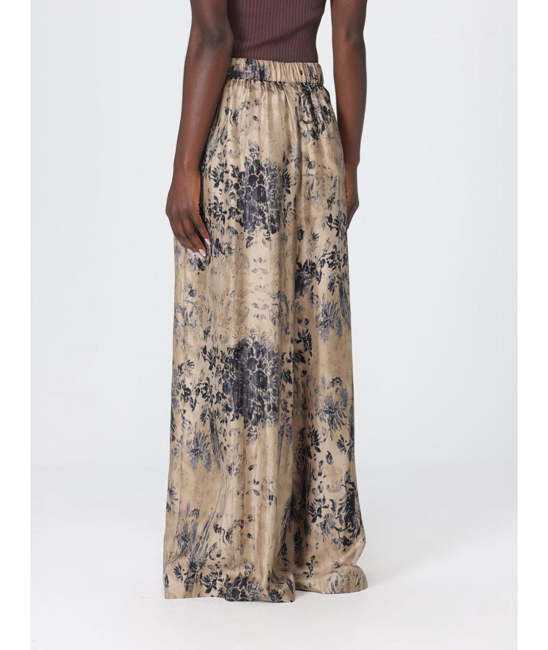 ANTONIO MARRAS Мульти шелковые прямые брюки, фото 2