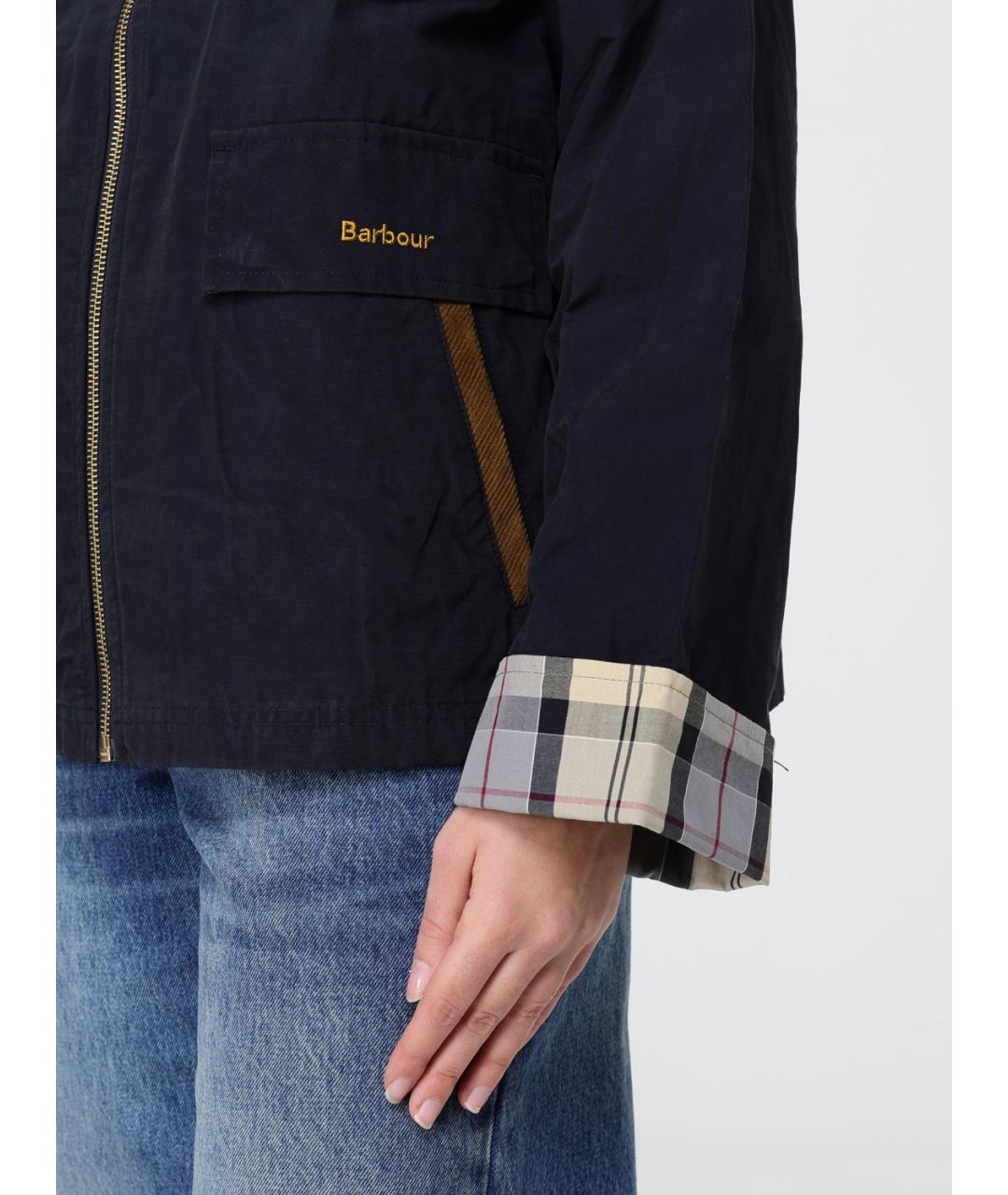 BARBOUR Синяя хлопковая куртка, фото 4