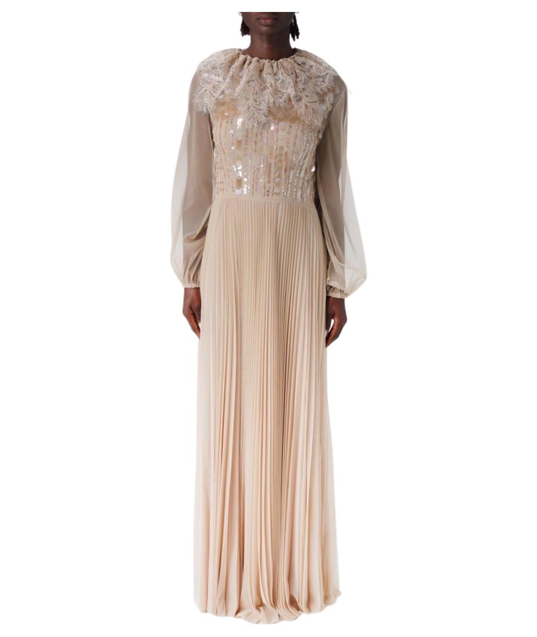 FABIANA FILIPPI Бежевое вечернее платье, фото 1