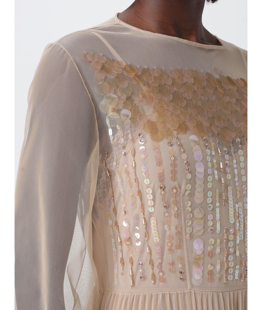 FABIANA FILIPPI Бежевое вечернее платье, фото 3