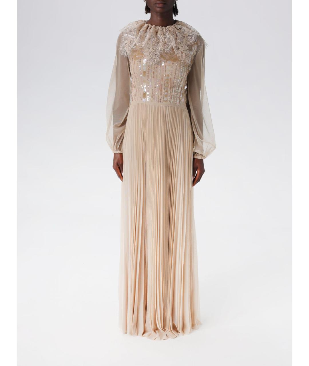 FABIANA FILIPPI Бежевое вечернее платье, фото 4