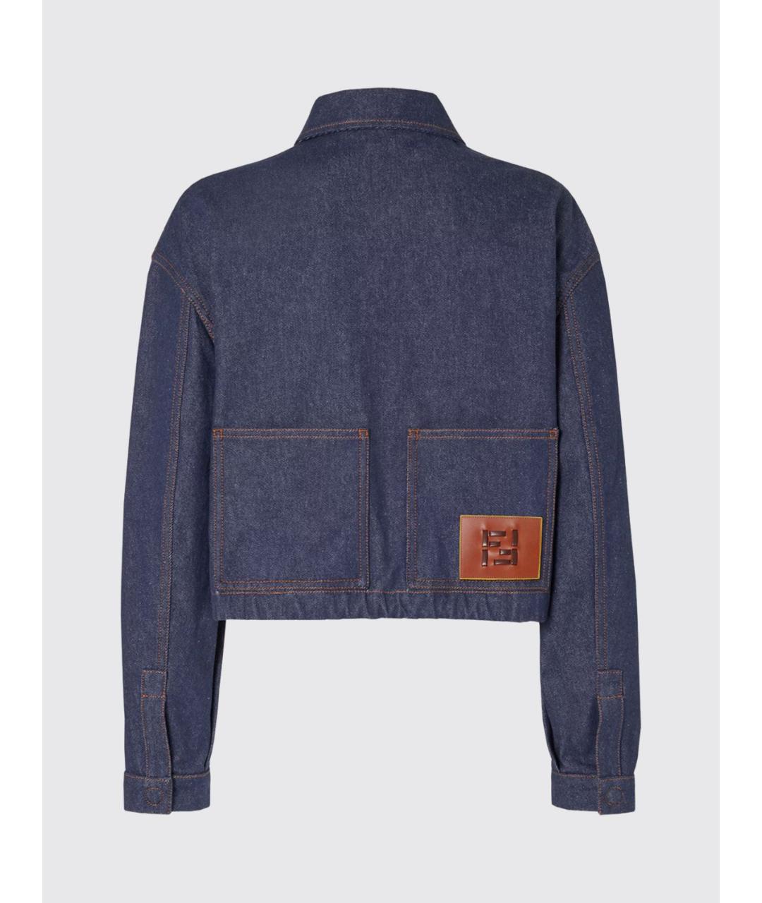 FENDI Синяя куртка, фото 3