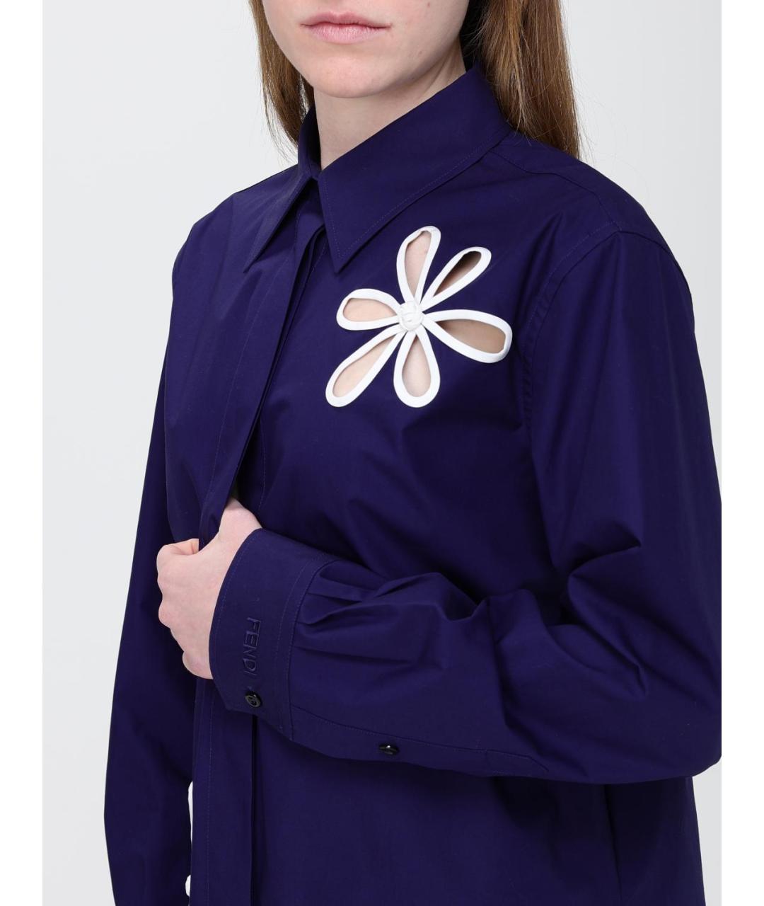 FENDI Синяя рубашка, фото 5