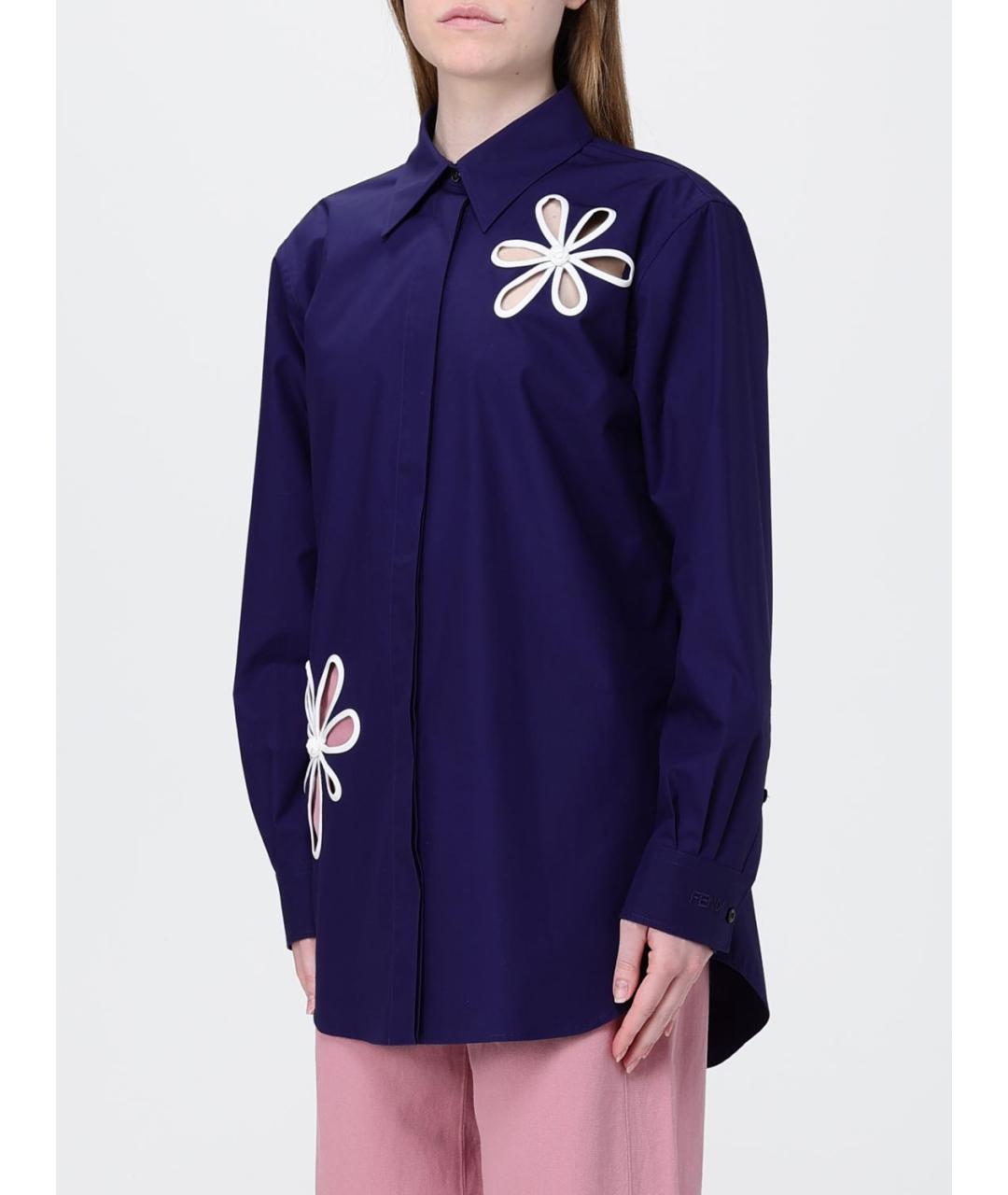 FENDI Синяя рубашка, фото 4