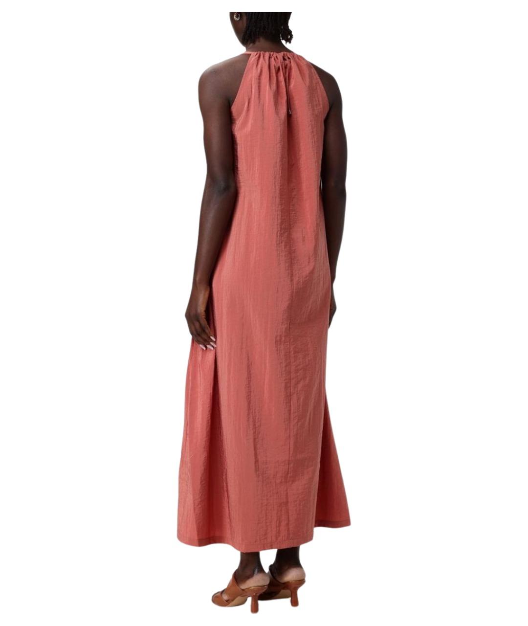 EMPORIO ARMANI Красное полиамидовое платье, фото 2