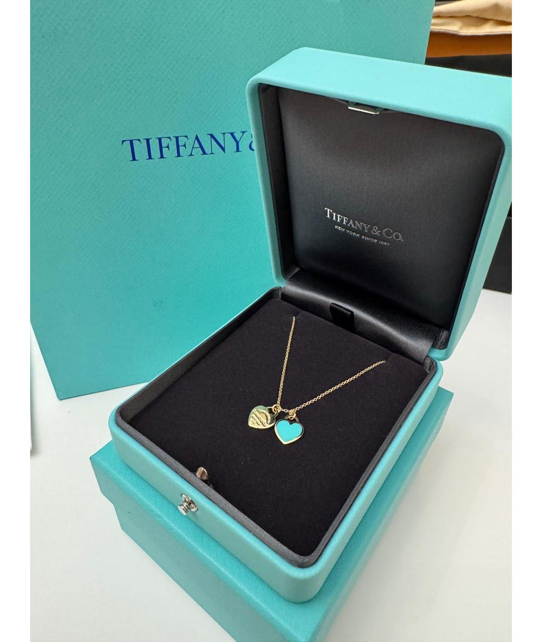 TIFFANY&CO Золотая подвеска из желтого золота, фото 2