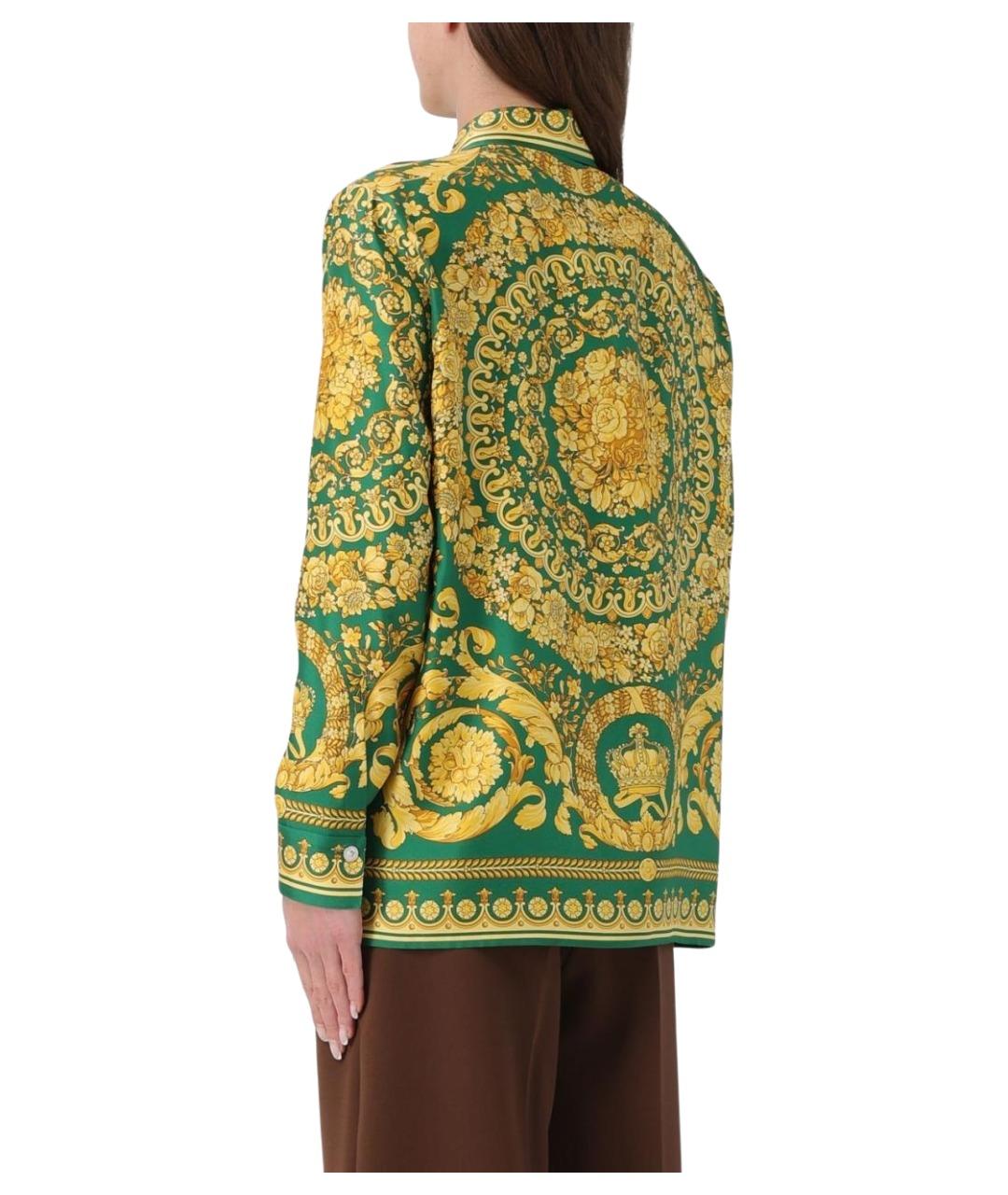 VERSACE Мульти шелковая рубашка, фото 2